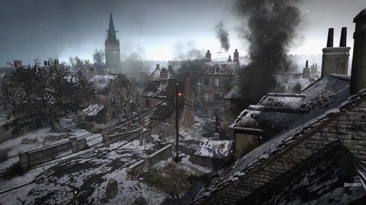 Zimowa wersja mapy Carentan będzie dostępna dla wszystkich graczy przez okres trwania Zimowego Oblężenia. - Call of Duty WWII - Zimowe Oblężenie rozpocznie się jutro - wiadomość - 2017-12-07