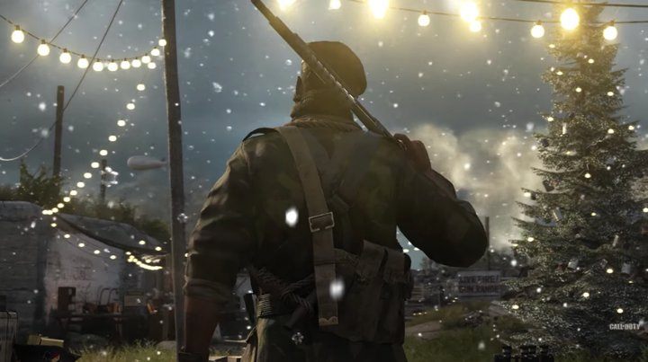 Zaśnieżony Sztab generalny pozwoli na lepsze wczucie się w klimat nadchodzących Świąt. - Call of Duty WWII - Zimowe Oblężenie rozpocznie się jutro - wiadomość - 2017-12-07