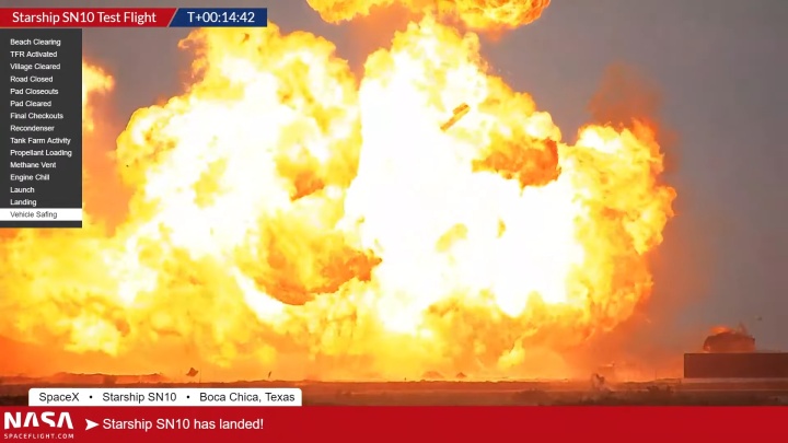 Starship eksploduje po pierwszym udanym lądowaniu; Elon Musk komentuje - ilustracja #1