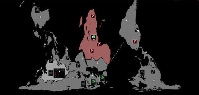 Odwrócenie mapy świata do góry nogami jest celowym zabiegiem twórców. - Sukcesy Akaneiro: Demon Hunters i Arizens, porażka Dreadline - Przegląd Kickstarterów (04/02/2013) - wiadomość - 2013-02-04