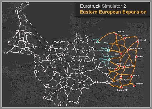 Pierwszy, oficjalny dodatek do Euro Truck Simulator 2 to więcej Polski. - Więcej Polski w pierwszym dodatku do Euro Truck Simulator 2 - wiadomość - 2013-02-04