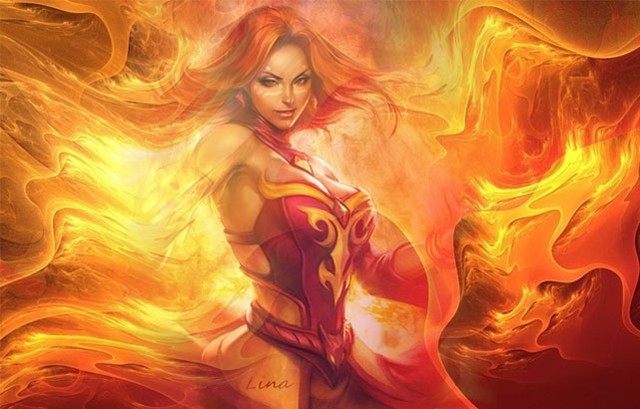 Najlepsze cosplaye - Lina z Dota 2 - ilustracja #2