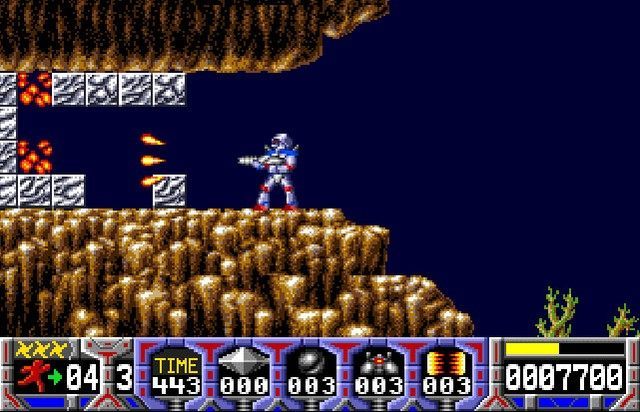 Tak Turrican prezentował się na komputerach Amiga. - Powstanie Turrican Rebirth - wiadomość - 2013-03-12