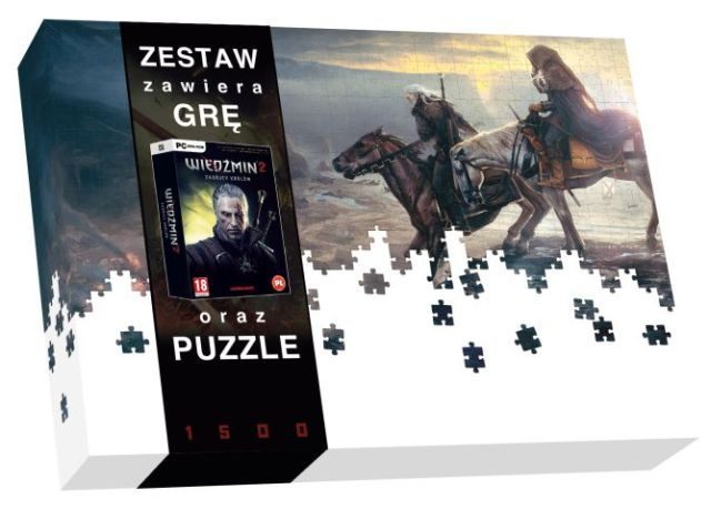 Zestawy gry Wiedźmin 2: Zabójcy Królów na PC z kolekcjonerskimi puzzlami w sprzedaży - ilustracja #1