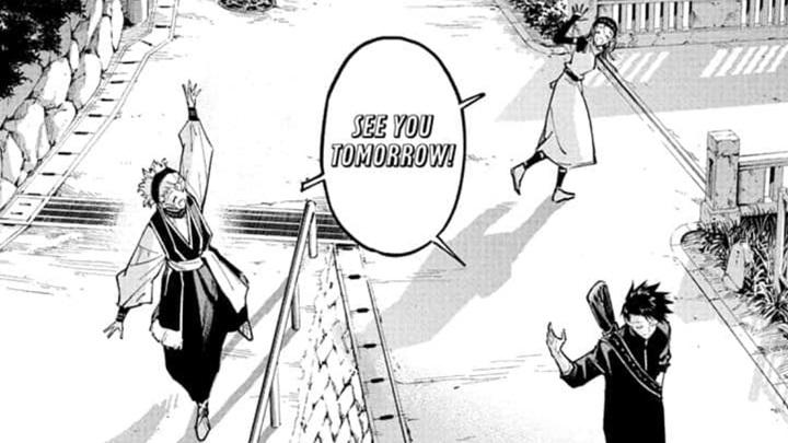 Jujutsu Kaisen: Modulo, Gege Akutami i Yuji Iwasaki, Shueisha, 2025 - Scena w sequelu Jujutsu Kaisen wygląda jak zły omen. Fani już mają teorię nawiązującą do tragicznych losów Gojo, Geto i Shoko - wiadomość - 2025-11-25