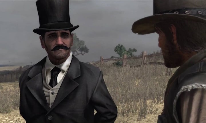 Strange Man w Red Dead Redemption, źródło: Rockstar Games - Tworząc Red Dead Redemption 2, Rockstar tak bardzo szastał pieniędzmi, że deweloper „wolał o tym nie myśleć”. Z wyciętej zawartości mogłaby powstać nowa gra - wiadomość - 2025-11-01
