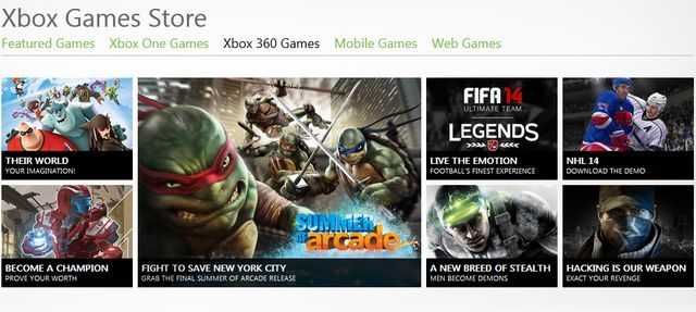 Xbox Games Store zastąpił Xbox Live Marketplace. - Xbox Live Marketplace zmienił nazwę na Xbox Games Store - wiadomość - 2013-08-30