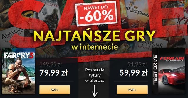 Trzecia część promocji na cdp.pl przyniosła przeceny gier Far Cry 3, Gra o Tron i innych. - Kolejne tytuły przecenione na cdp.pl – Far Cry 3, Gra o Tron, Fallout i inne - wiadomość - 2013-02-04