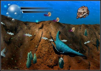Podwodny świat widziany z perspektywy prehistorycznych kreatur - ilustracja #2