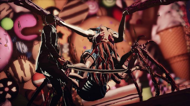 W grze mierzymy się z przeróżnymi przeciwnikami, czasem mającymi niewiele wspólnego z ludźmi. - Killer is Dead: Nightmare Edition za darmo przez dwa dni - wiadomość - 2017-11-17