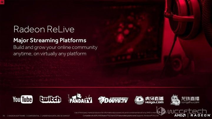 Radeon ReLive to tylko jedna z nowości wprowadzonych w sterownikach Radeon Software Crimson ReLive Edition 16.12.1. - AMD wypuściło Radeon Software Crimson ReLive Edition 16.12.1 - wiadomość - 2016-12-09