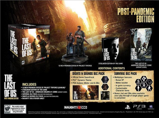 Również przeznaczona jedynie na rynek amerykański, limitowana Post-Pandemic Edition. - The Last of Us – edycje kolekcjonerskie dla USA i Europy ujawnione i potwierdzone - wiadomość - 2013-01-23