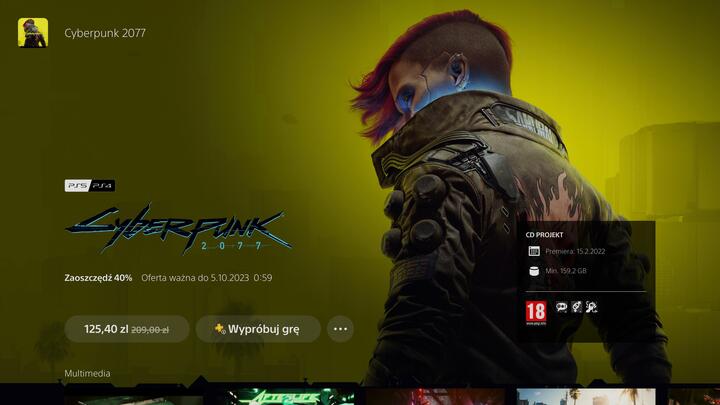 Cyberpunk 2077 zasłużył na 3,79/5 w PS Store; Sony wreszcie pozwala oceniać gry - ilustracja #2