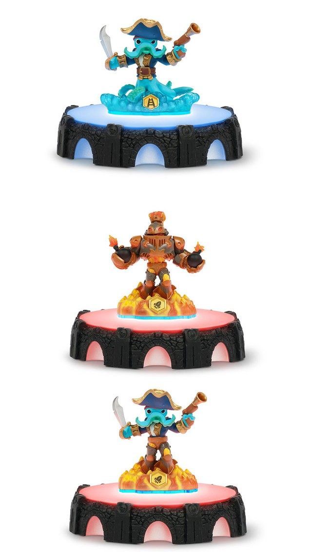 Przykład jak wyglądać będzie łączenie części różnych figurek. - Activision ujawniło grę Skylanders Swap Force - wiadomość - 2013-02-05