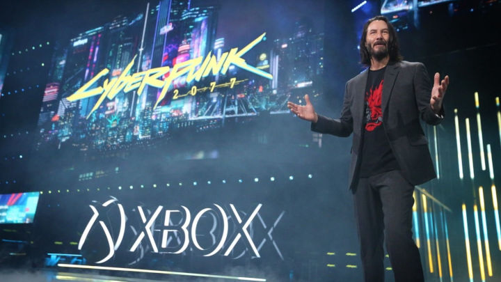 Występ Keanu Reevesa sprawił, że polską produkcją zainteresowali się nie tylko gracze. - Xbox i Cyberpunk 2077 to najgorętsze tematy E3 2019 - wiadomość - 2019-06-18
