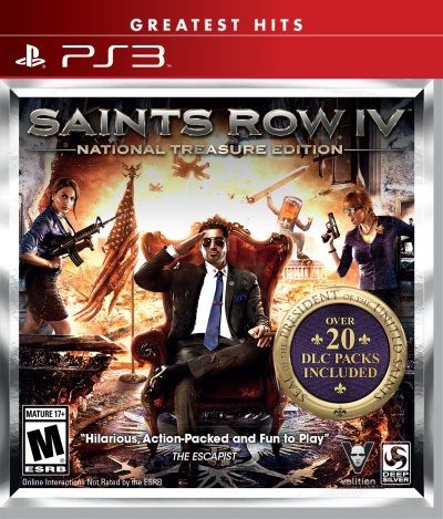 Okładka Saints Row IV National Treasure Edition w wersji na PlayStation 3