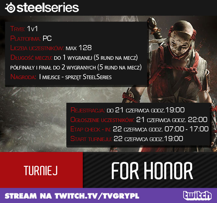 Weź udział w ostatnim w tym sezonie turnieju For Honor i wygraj sprzęt SteelSeries - ilustracja #3