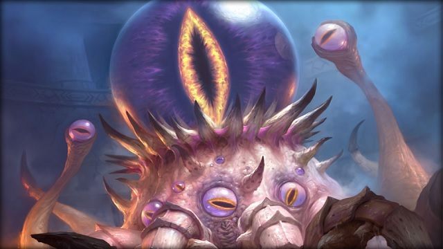 C’thun dość entuzjastycznie wita się z wrogami po zagraniu. - Hearthstone: Heroes of Warcraft z rozszerzeniem wprowadzającym Starych Bogów [news zaktualizowany] - wiadomość - 2016-03-11