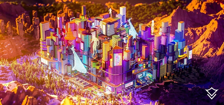 Miasto rodem z Cyberpunka 2077 przeniesione do Minecrafta, wygląda zjawiskowo - ilustracja #1
