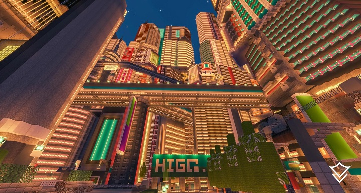 Miasto rodem z Cyberpunka 2077 przeniesione do Minecrafta, wygląda zjawiskowo - ilustracja #2