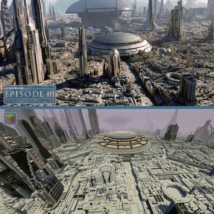 Planety ze Star Wars odtworzone w Minecraft; to efekt 2 lat pracy - ilustracja #1