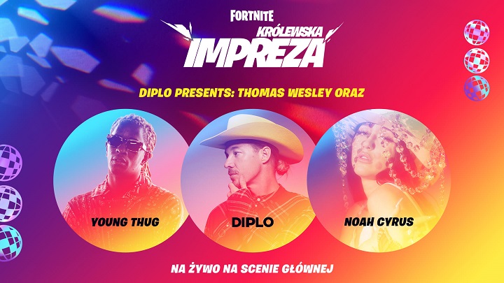 Diplo, Young Thug i Noah Cyrus zagrają koncert w Fortnite - ilustracja #1