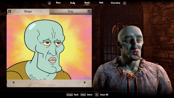 Źródło: Reddit, mikeybnguyen. - „Głupie, małe buźki” z Oblivion Remastered są dla Bethesdy na wagę złota, twierdzi deweloper Baldur’s Gate 3, widząc stworzone przez graczy abominacje - wiadomość - 2025-04-23