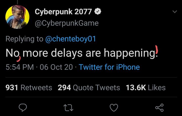 Cyberpunk 2077 - groźby, reakcje graczy i spadki na giełdzie po opóźnieniu premiery - ilustracja #2