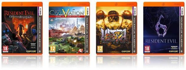 Ultra Street Fighter IV, Resident Evil: Operation Raccoon City, Resident Evil 6 oraz Sid Meier’s Civilization V: Game of the Year Edition w Pomarańczowej Kolekcji Klasyki - ilustracja #1