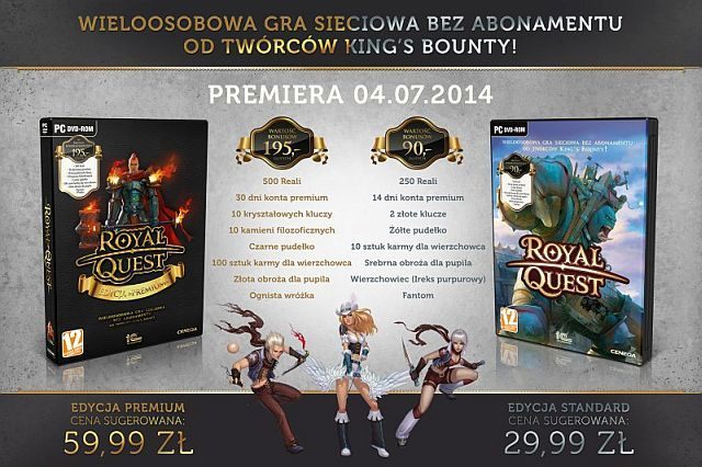 Premiera Royal Quest - gry MMO od twórców King's Bounty - ilustracja #1