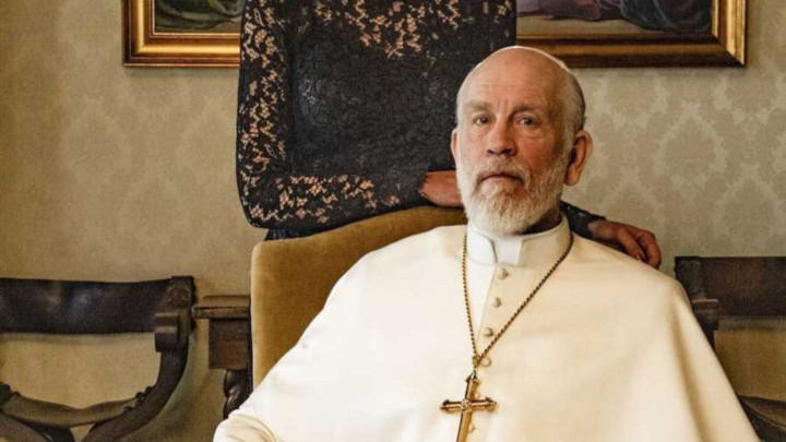 John Malkovich w nowym serialu Sorrentino wciela się w tytułowego nowego papieża. - John Malkovich jako papież Jan Paweł III na teaserze serialu The New Pope - wiadomość - 2019-08-29