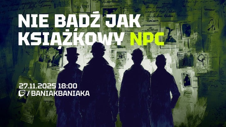 Facebook / Narodowy Program Rozwoju Czytelnictwa - Mózg szybszy niż algorytm. Kampania „NIE BĄDŹ JAK NPC” spróbuje to udowodnić na dzisiejszym, wyjątkowym streamie - wiadomość - 2025-11-27