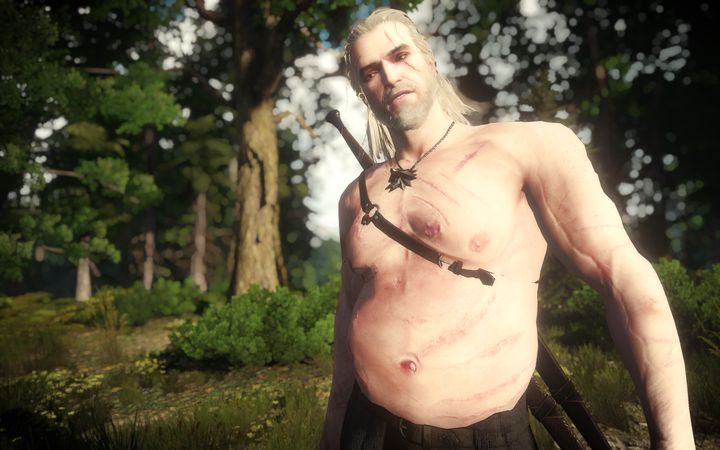 Geralt otrzymał piwny brzuszek. Wyjątkowy mod do Wiedźmina 3 - ilustracja #4