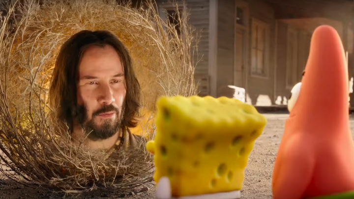 Keanu Reeves jako Łebski w SpongeBob Film: Na ratunek. - Keanu Reeves wystąpi ze SpongeBobem. Jest pierwszy zwiastun filmu - wiadomość - 2019-11-14