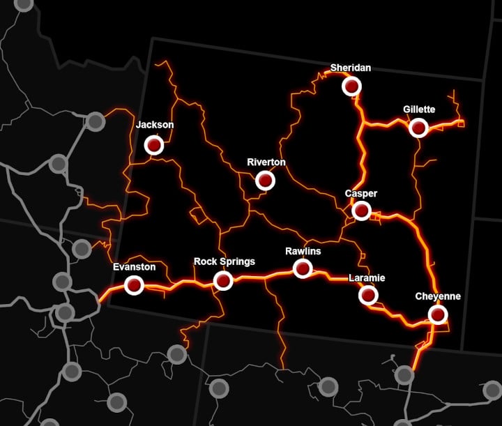 American Truck Simulator Wyoming - nowy zapis rozgrywki i mapa obszaru - ilustracja #1