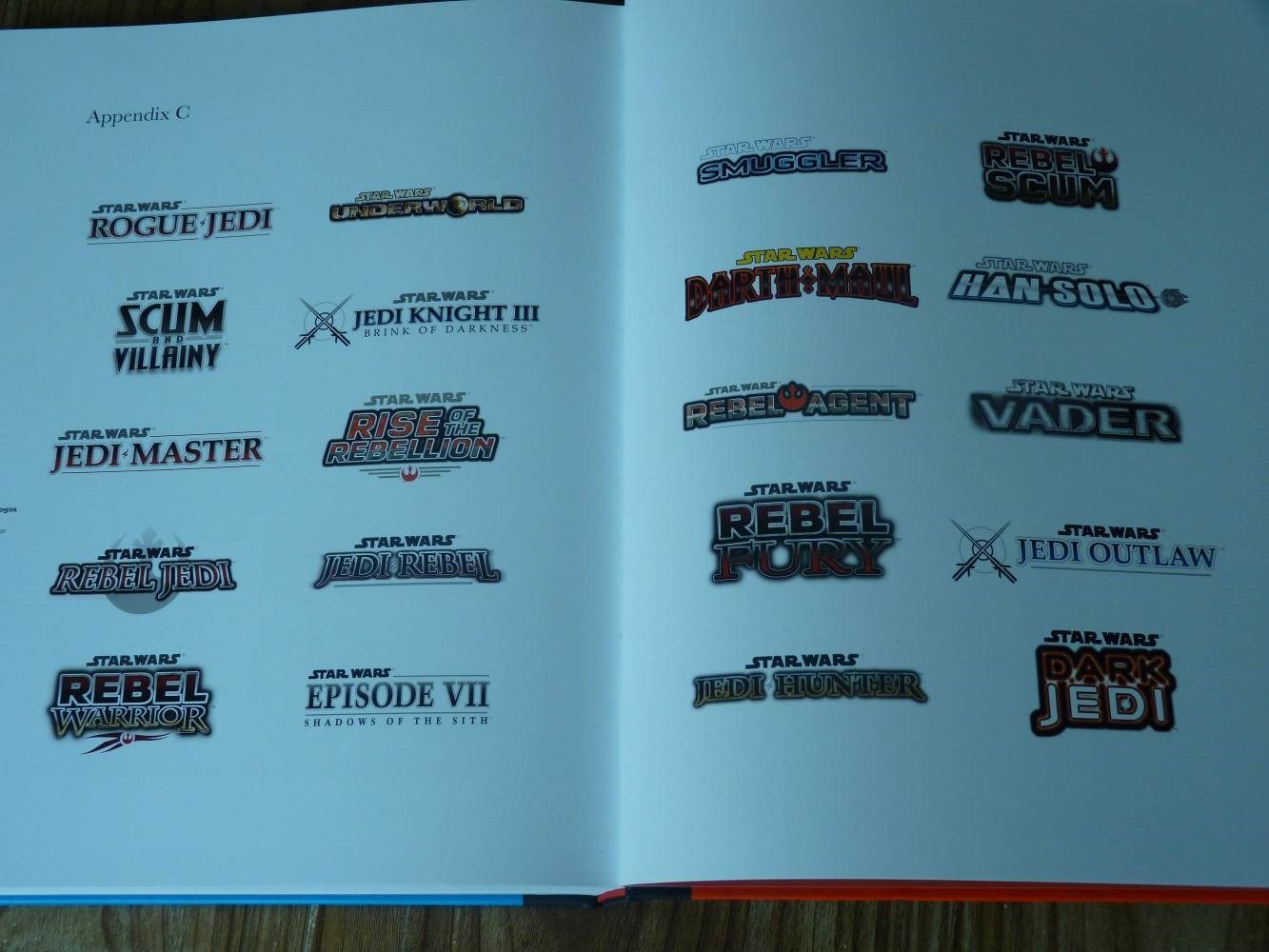 Logotypy z książki Rogue Leaders: The Story of LucasArts pobudzają wyobraźnię. - Wieści ze świata (Star Wars Episode VII: Shadows Of The Sith, Doom, PlayStation VR, Fire Emblem Fates) 25/2/2016 - wiadomość - 2016-02-25