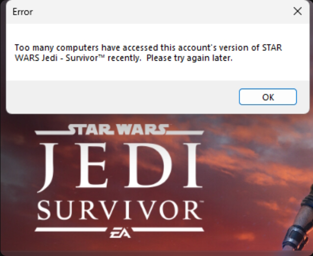 Agresywne zabezpieczenia Star Wars Jedi: Survivor utrudniają graczowi zabawę na jego własnym PC - ilustracja #1