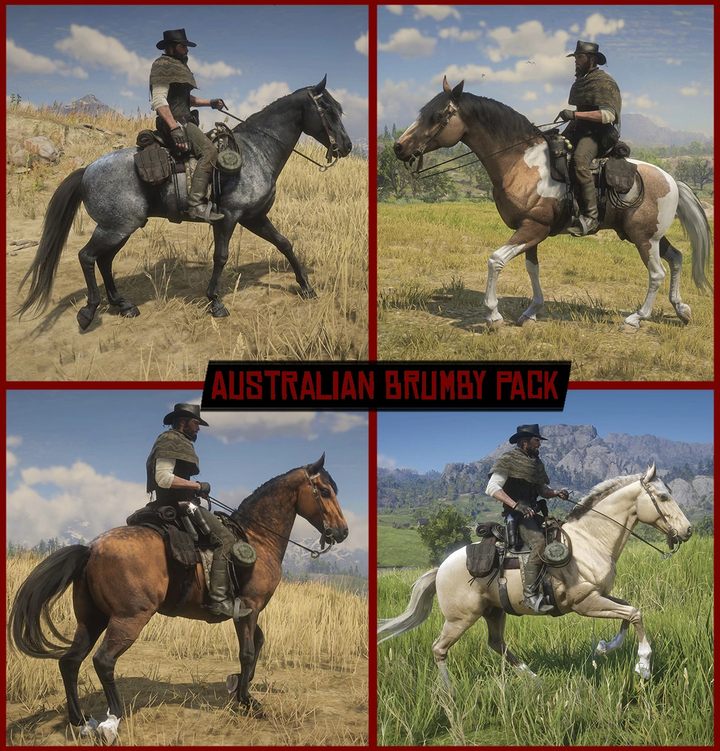 Nowe, realistyczne rasy koni w RDR2 dzięki tej modyfikacji - ilustracja #3