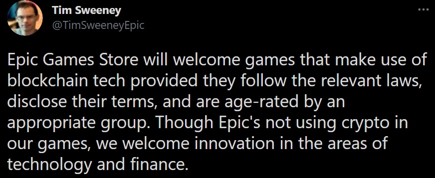 Steam banuje kryptowaluty i NFT w grach, a Epic Games Store je popiera - ilustracja #1