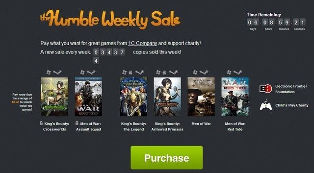 Promocja dobiegnie końca 8 sierpnia o godzinie 20:00. - Nowe The Humble Bundle z seriami King’s Bounty i Men of War - wiadomość - 2013-08-02