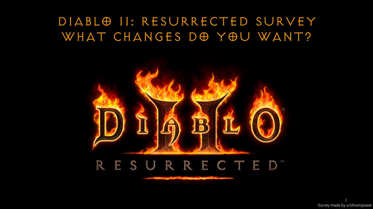 Diablo 2: Resurrected - gracze jednak chcą zmian. Wyniki badania - ilustracja #1