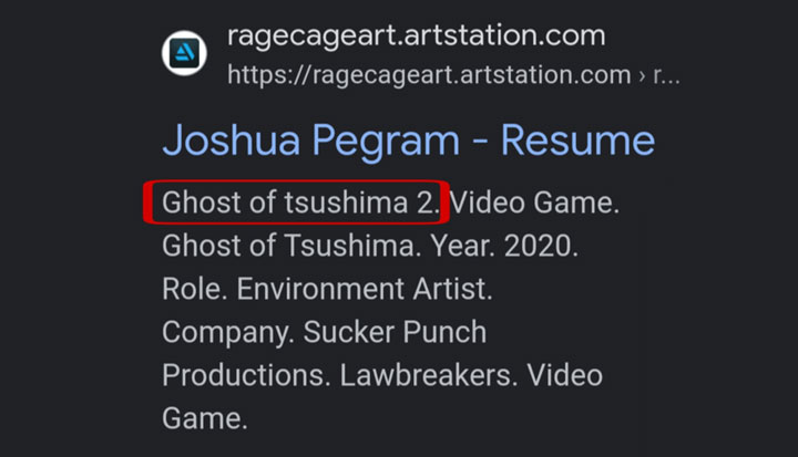 Mamy kolejną przesłankę, że Ghost of Tsushima 2 powstaje (lub powstawało} - ilustracja #1