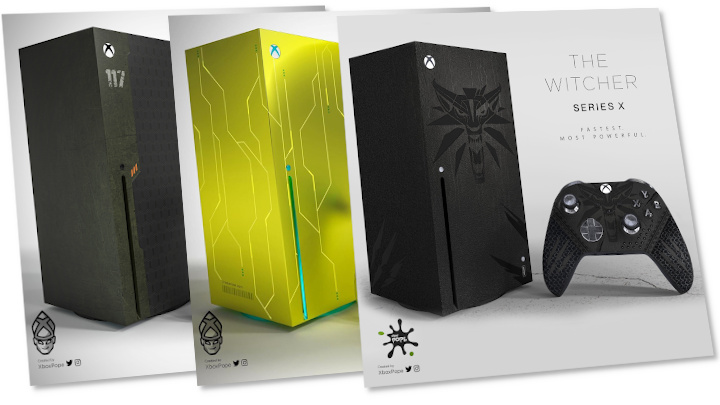 Piękny Xbox Series X z Wiedźminem - zobacz wizje artysty - ilustracja #1