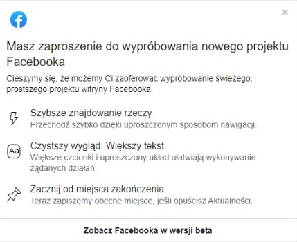 Takim zaproszonkiem powitał mnie dziś o 6 rano Facebook.