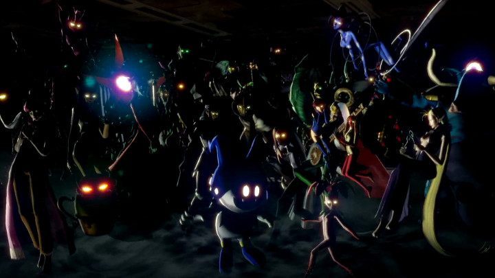 Choć demony chowają się w cieniu, wprawne oko zauważy wiele znajomych kształtów. - Nowa gra z serii Shin Megami Tensei na Nintendo Switch - wiadomość - 2017-01-13