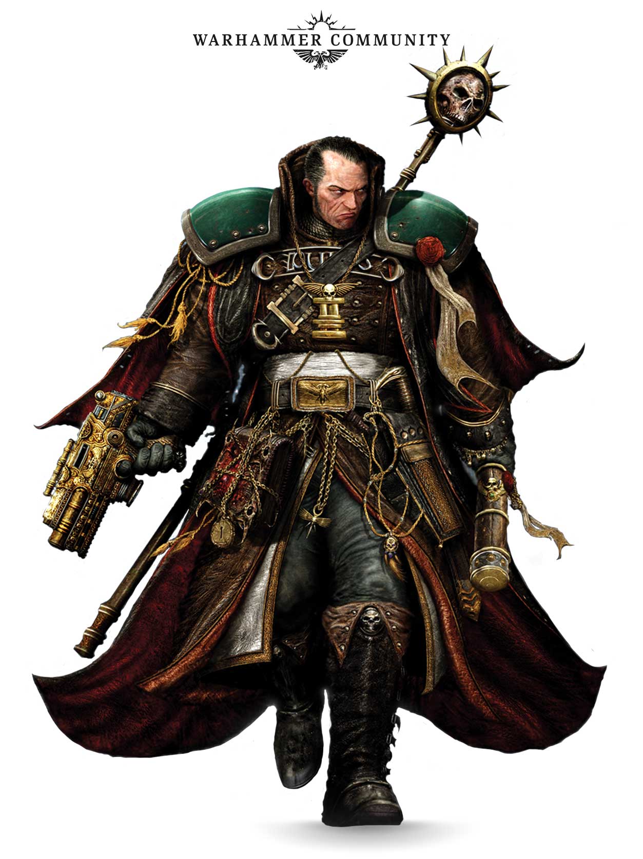 Inkwizytor Gregor Eisenhorn w całej okazałości.