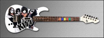 Gitara z motywem zespołu Kiss do Guitar Hero - ilustracja #1