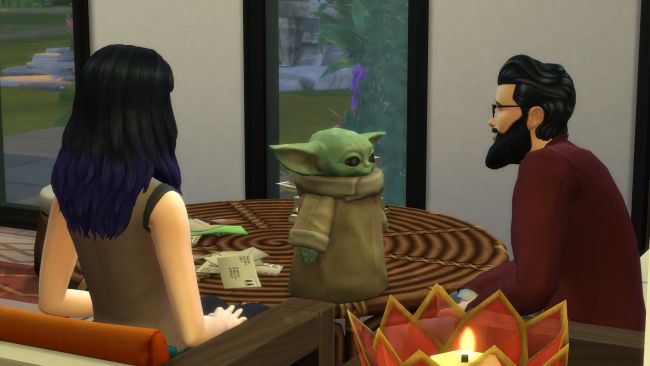 Baby Yoda upiększy każdy salon. Źródło: Maxis / EA