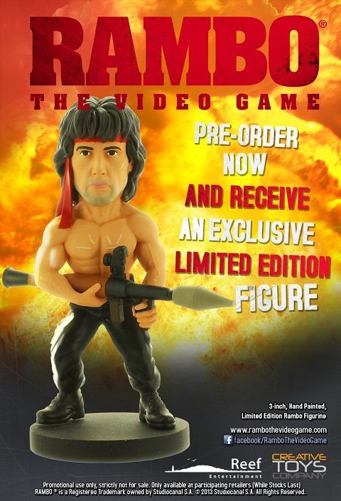 Rambo: The Video Game - do zamówień przedpremierowych dodawane będą figurki - ilustracja #2