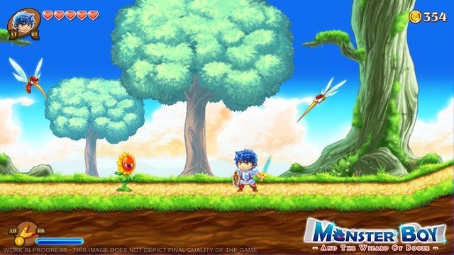 Monster Boy’a należy traktować jako kolejną część serii Wonder Boy / Monster World. - Monster Boy nową odsłona serii Wonder Boy / Monster World - wiadomość - 2015-01-31